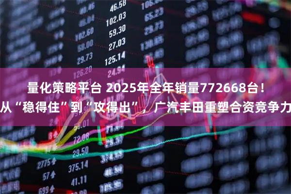 量化策略平台 2025年全年销量772668台！从“稳得住”到“攻得出”，广汽丰田重塑合资竞争力