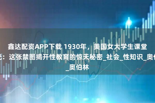 鑫达配资APP下载 1930年，美国女大学生课堂曝光：这张禁图揭开性教育的惊天秘密_社会_性知识_奥伯林