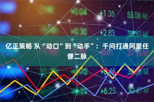 亿正策略 从“动口”到“动手”：千问打通阿里任督二脉