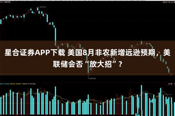 星合证券APP下载 美国8月非农新增远逊预期，美联储会否“放大招”？
